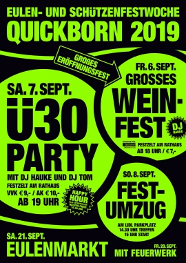 Eulen- und Schützenfestwoche 2019